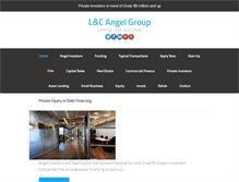 Tablet Screenshot of lcangelgroup.com